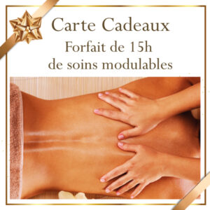 Carte cadeau Forfait de 15h de soins modulables